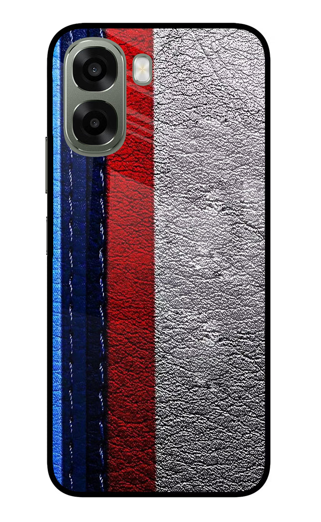 BMW Stripes Oppo A6x 5G Glass Case Back Cover by Casekaro