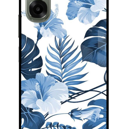 Fabric Art Oppo A6x 5G Glass Case Back Cover by Casekaro