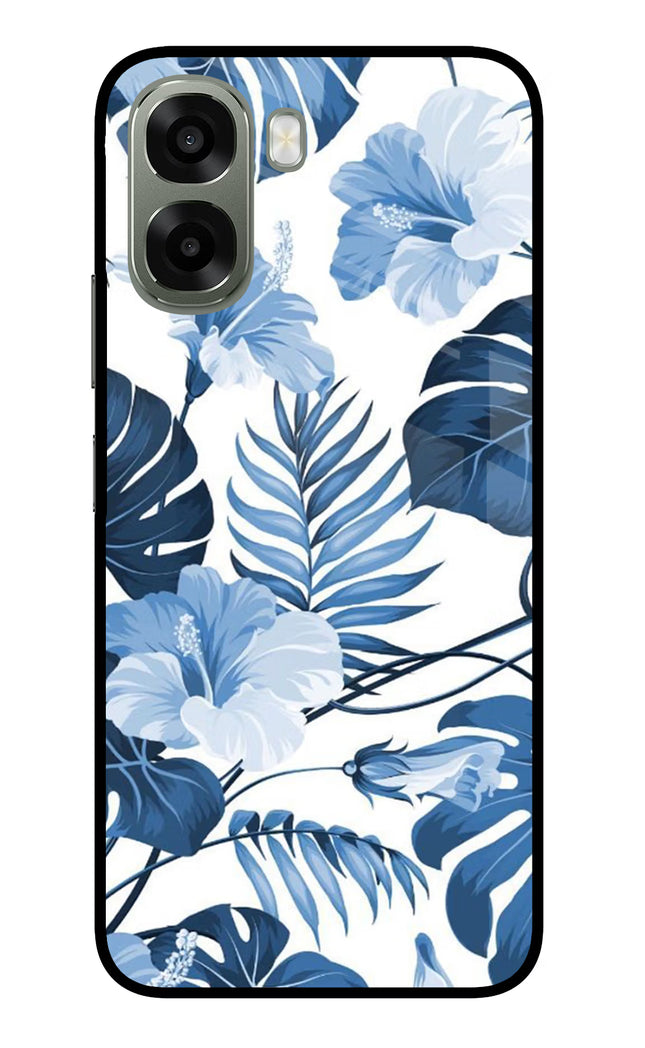 Fabric Art Oppo A6x 5G Glass Case Back Cover by Casekaro