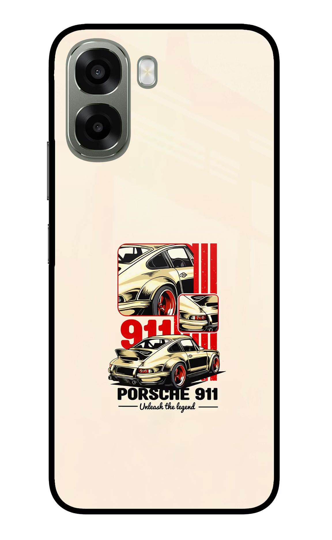 Classic Porsche 911 Oppo A6x 5G Glass Case