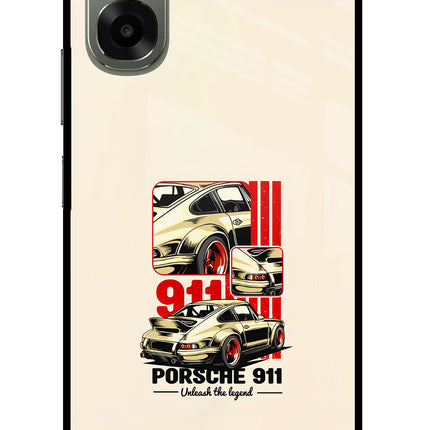 Classic Porsche 911 Oppo A6x 5G Glass Case Back Cover by Casekaro