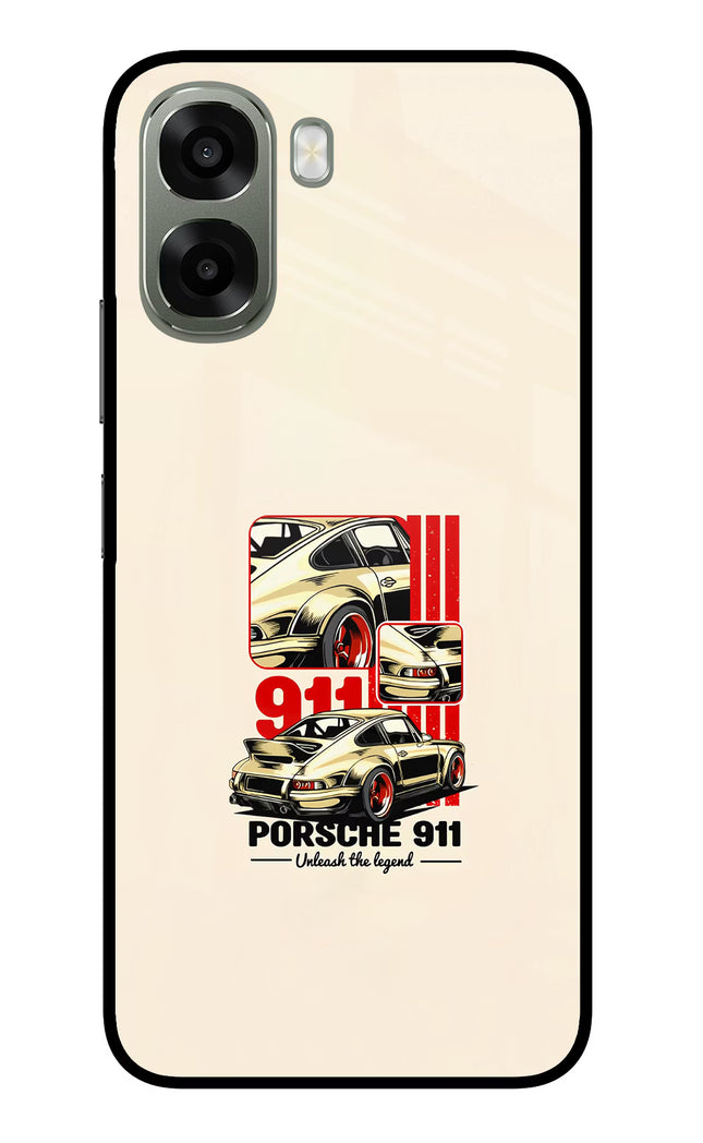 Classic Porsche 911 Oppo A6x 5G Glass Case Back Cover by Casekaro