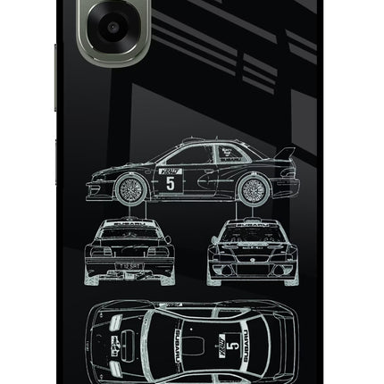 WRC'99 Oppo A6x 5G Glass Case Back Cover by Casekaro