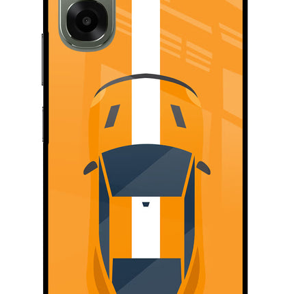 Highway Pursuit Oppo A6x 5G Glass Case Back Cover by Casekaro