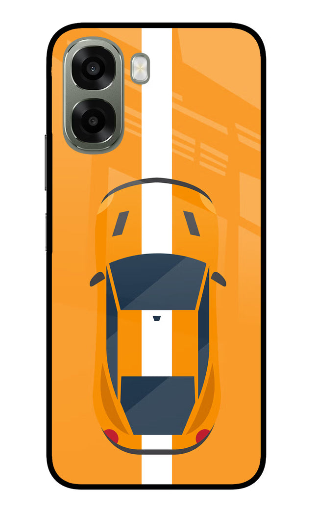 Highway Pursuit Oppo A6x 5G Glass Case Back Cover by Casekaro