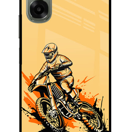 Off-Road Fury Oppo A6x 5G Glass Case Back Cover by Casekaro