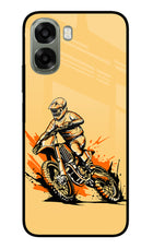 Off-Road Fury Oppo A6x 5G Glass Case Back Cover by Casekaro