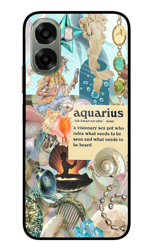 Aquarius Zodiac Oppo A6x 5G Glass Case
