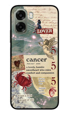 Cancer Zodiac Oppo A6x 5G Glass Case Back Cover by Casekaro
