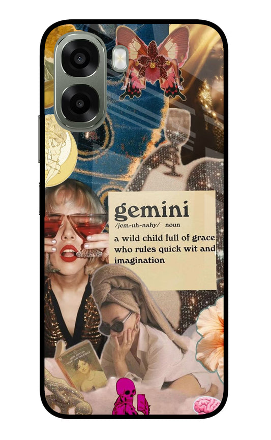 Gemini Zodiac Oppo A6x 5G Glass Case