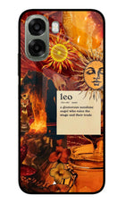 Leo Zodiac Oppo A6x 5G Glass Case Back Cover by Casekaro