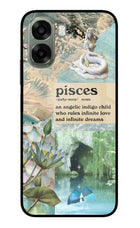 Pisces Zodiac Oppo A6x 5G Glass Case Back Cover by Casekaro
