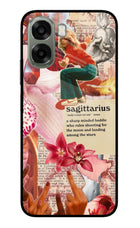 Sagittarius Zodiac Oppo A6x 5G Glass Case Back Cover by Casekaro