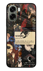 Scorpio Zodiac Oppo A6x 5G Glass Case Back Cover by Casekaro