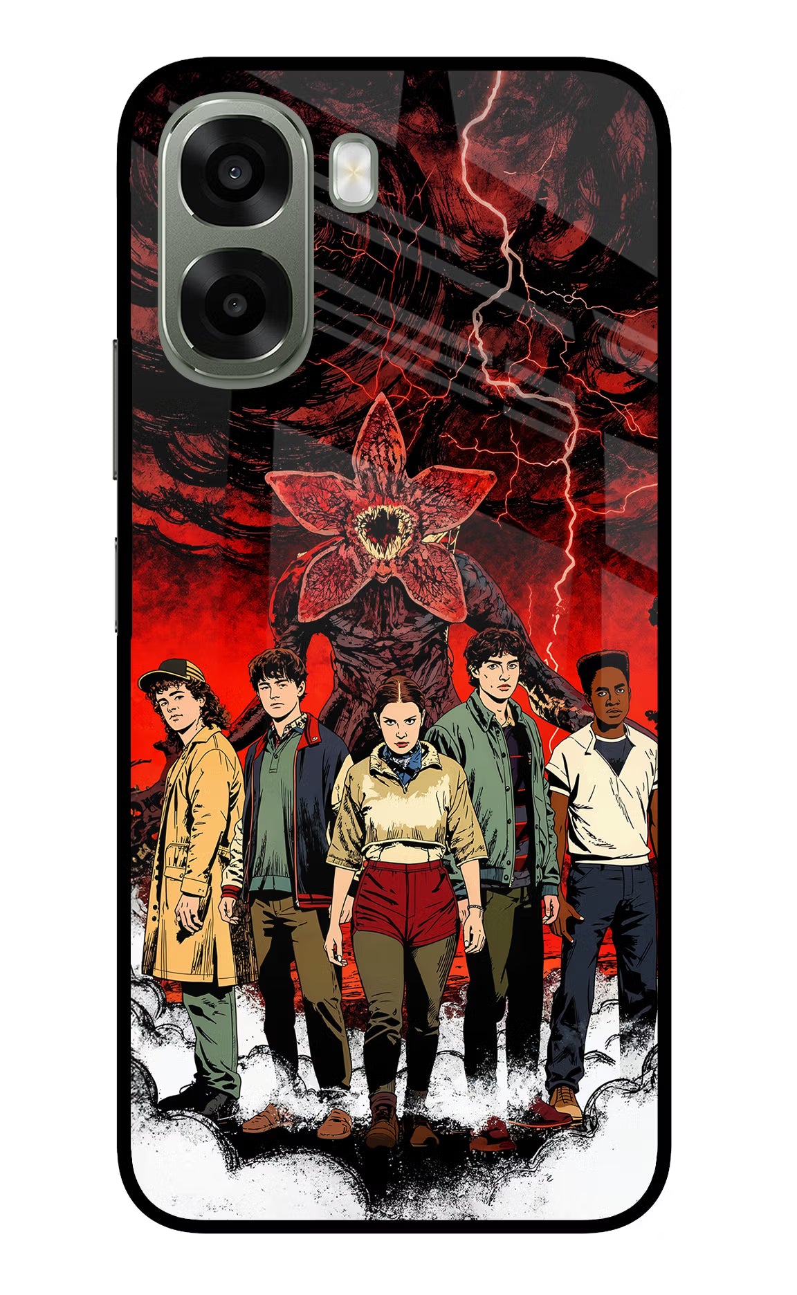 Ordinary Things Characters Oppo A6x 5G Glass Case