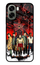 Ordinary Things Characters Oppo A6x 5G Glass Case Back Cover by Casekaro