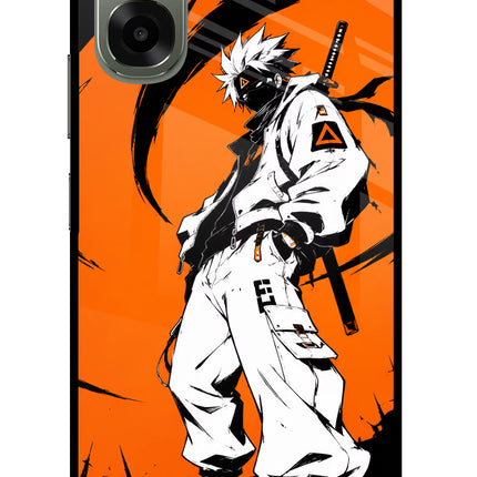 Street Samurai Oppo A6x 5G Glass Case Back Cover by Casekaro
