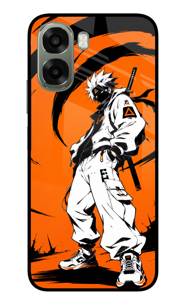 Street Samurai Oppo A6x 5G Glass Case Back Cover by Casekaro