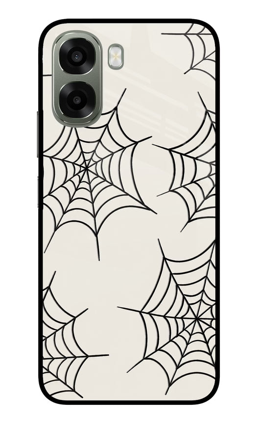 Spider Web Oppo A6x 5G Glass Case