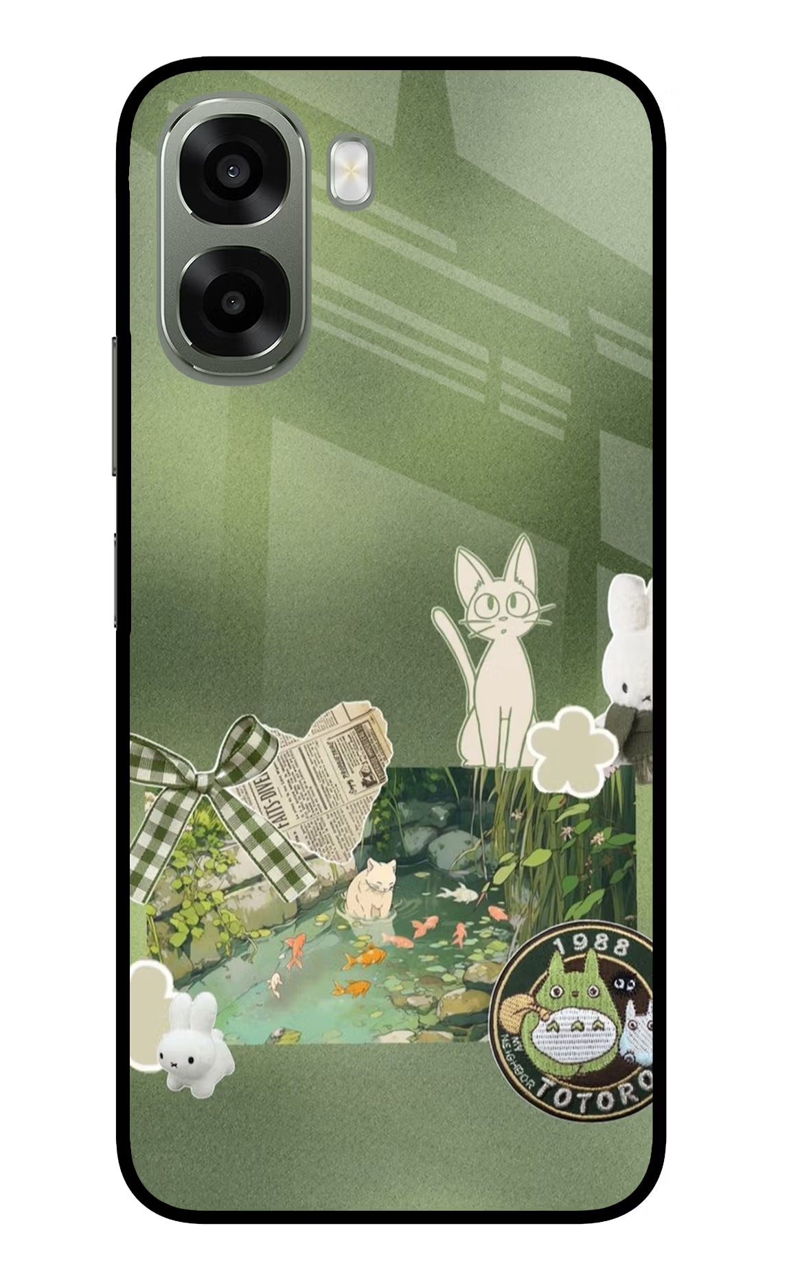 Aesthetic anime Oppo A6x 5G Glass Case