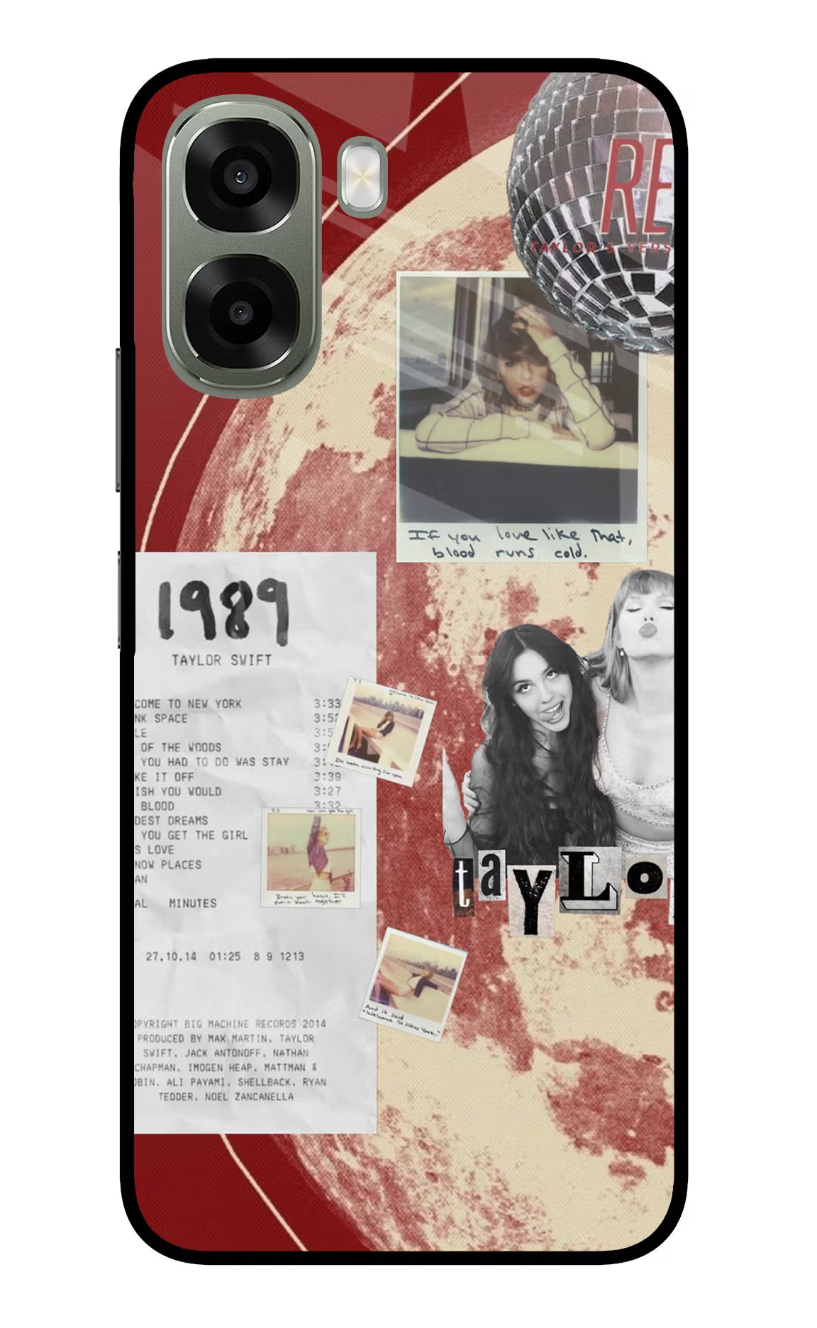 Taylor Swift Oppo A6x 5G Glass Case