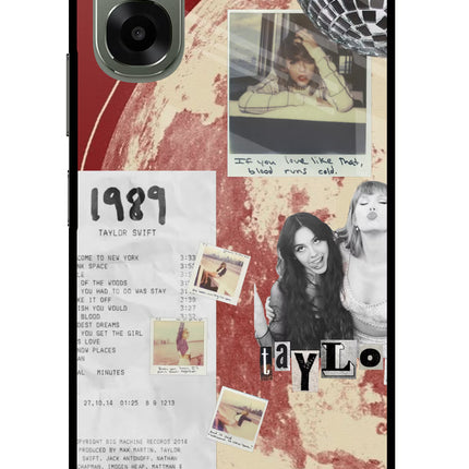 Taylor Swift Oppo A6x 5G Glass Case Back Cover by Casekaro