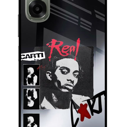 Playboi Carti Oppo A6x 5G Glass Case Back Cover by Casekaro