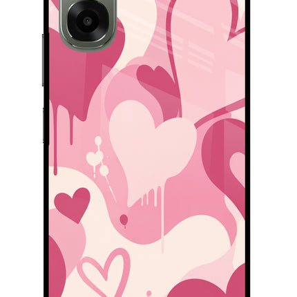 Hearty case Oppo A6x 5G Glass Case Back Cover by Casekaro