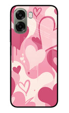 Hearty case Oppo A6x 5G Glass Case Back Cover by Casekaro