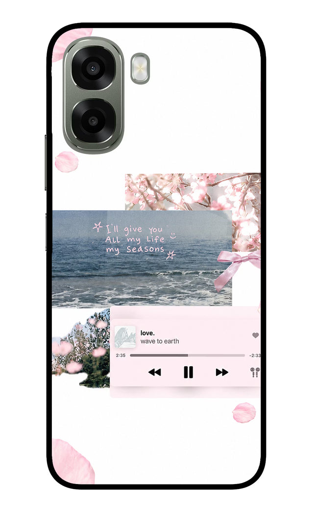 Wave to earth Oppo A6x 5G Glass Case