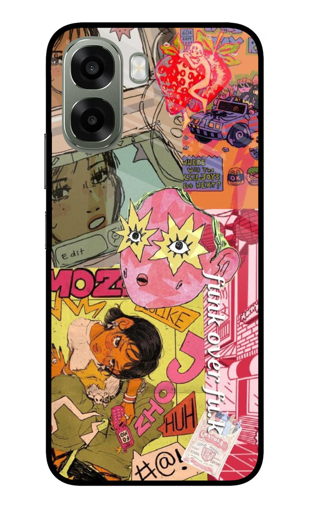 Funkover Oppo A6x 5G Glass Case Back Cover by Casekaro