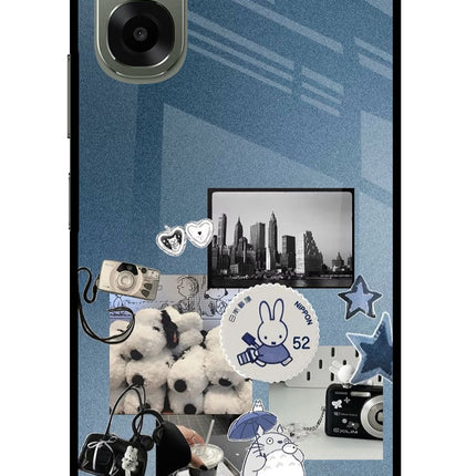 Miffy Oppo A6x 5G Glass Case Back Cover by Casekaro
