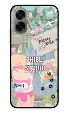 Studio Ghibli Oppo A6x 5G Glass Case Back Cover by Casekaro