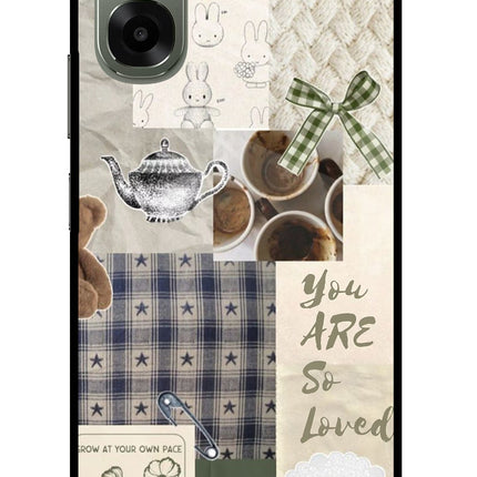 Cookie Oppo A6x 5G Glass Case Back Cover by Casekaro