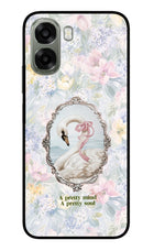 Pretty Mind Pretty Soul Oppo A6x 5G Glass Case Back Cover by Casekaro