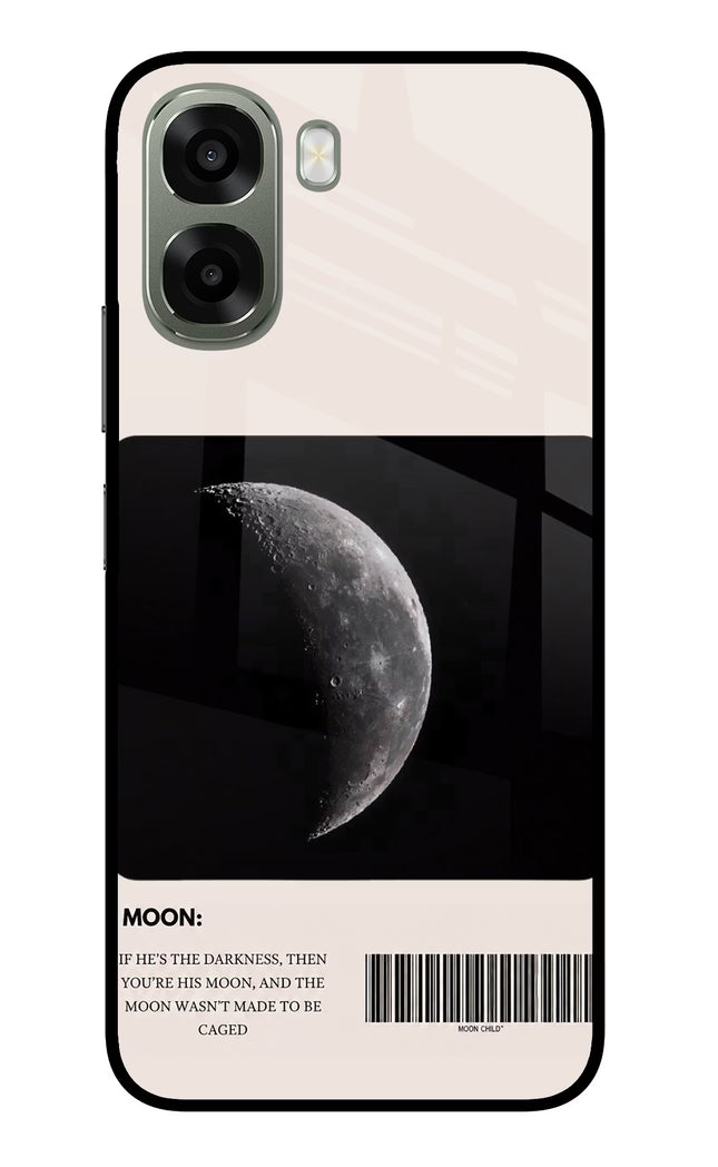 Moon Phase Oppo A6x 5G Glass Case Back Cover by Casekaro