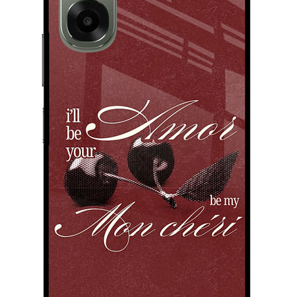 Velvet Cherry Oppo A6x 5G Glass Case Back Cover by Casekaro
