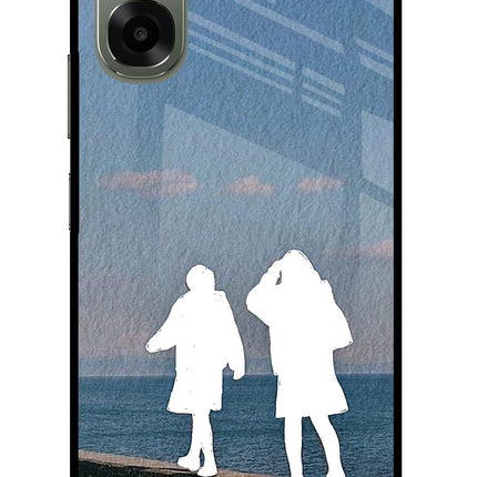 Coastal Dream Oppo A6x 5G Glass Case Back Cover by Casekaro