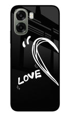 Love Line Oppo A6x 5G Glass Case Back Cover by Casekaro