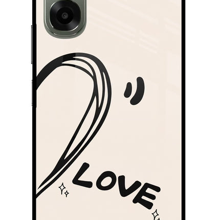 Soul Line Oppo A6x 5G Glass Case Back Cover by Casekaro