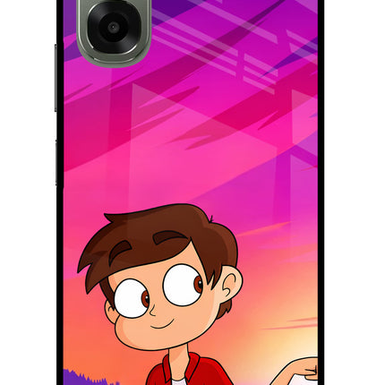 Marco Sunset Oppo A6x 5G Glass Case Back Cover by Casekaro