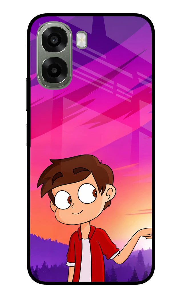Marco Sunset Oppo A6x 5G Glass Case Back Cover by Casekaro