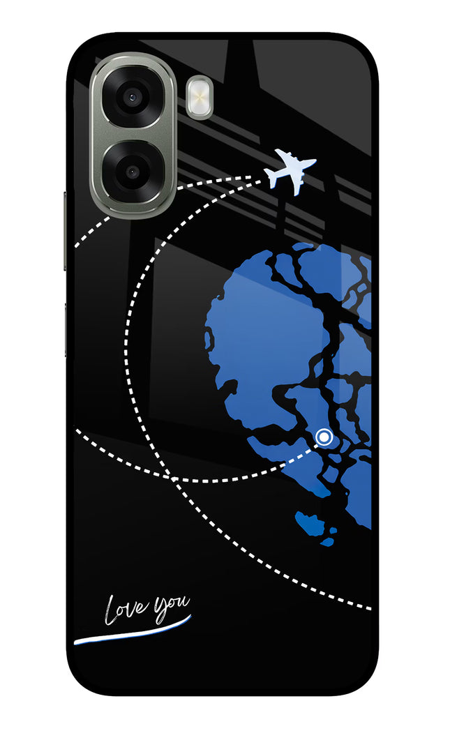 Love Orbit Oppo A6x 5G Glass Case Back Cover by Casekaro