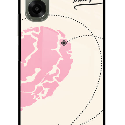 Miss Orbit Oppo A6x 5G Glass Case Back Cover by Casekaro