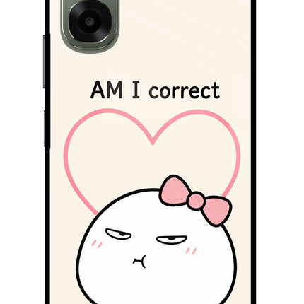 Always Right Oppo A6x 5G Glass Case Back Cover by Casekaro