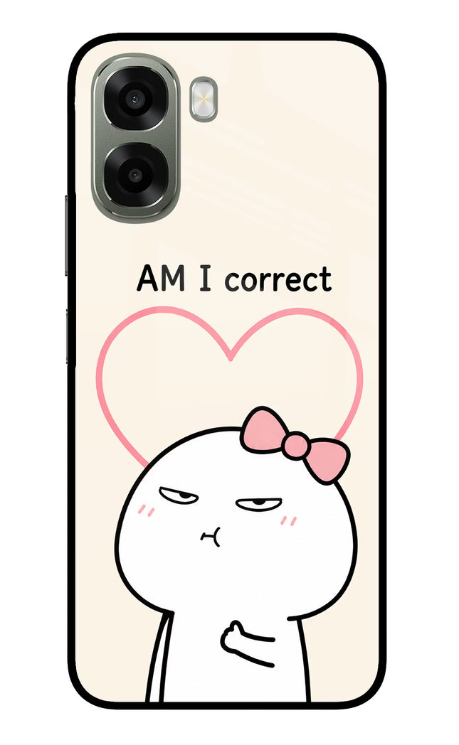 Always Right Oppo A6x 5G Glass Case Back Cover by Casekaro
