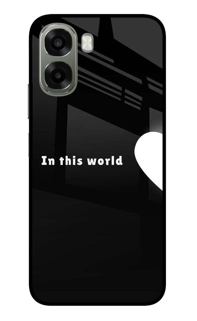 This World Oppo A6x 5G Glass Case