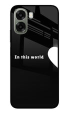 This World Oppo A6x 5G Glass Case Back Cover by Casekaro