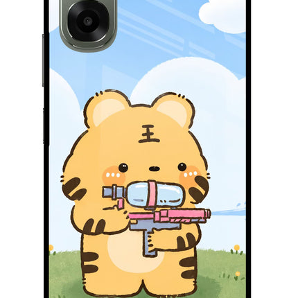 Tiger Treat Oppo A6x 5G Glass Case