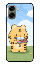 Tiger Treat Oppo A6x 5G Glass Case